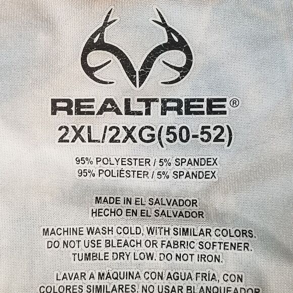 Realtree Edge camo shirt men's 2XL XXL Brown long sleeve Dri-Fit stretch outdoor - Picture 9 of 9